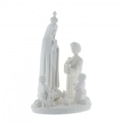 Palais du Rosaire Statue de l'Apparition de Fatima en résine blanche 12cm^ Statue Vierge De Fatima