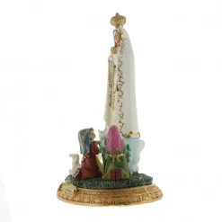 Palais du Rosaire Statue de l'apparition de Fatima en résine colorée 14cm^ Statue Vierge De Fatima