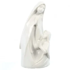 Palais du Rosaire Statue de l'Apparition en résine blanche 8cm^ Statue De Notre Dame De Lourdes