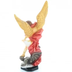 Palais du Rosaire Statue de l'Archange Saint Michel luttant contre Satan en résine de 20cm^ Statue De Saint Michel