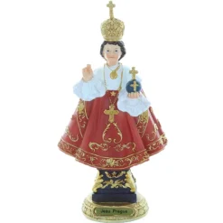 Palais du Rosaire Statue de l'Enfant Jésus de Prague décorée 20cm^Enfant Enfant Jésus