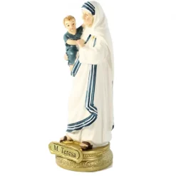 Palais du Rosaire Statue de Mère Teresa de 14cm en résine colorée^ Autres Statues De Saints