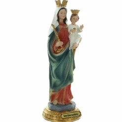 Palais du Rosaire Statue de Notre Dame Auxiliatrice en résine colorée 20cm^ Autres Statues De La Vierge