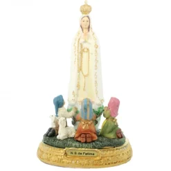 Palais du Rosaire Statue de Notre Dame de Fatima en résine 14cm^ Statue Vierge De Fatima