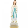 Palais du Rosaire Statue de Notre Dame de Lourdes avec liseret pailleté doré résine de 40cm^ Statue De Notre Dame De Lourdes