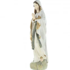 Palais du Rosaire Statue de Notre Dame de Lourdes en résine style antique de 25cm^ Statue De Notre Dame De Lourdes