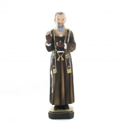 Palais du Rosaire Statue de Padre Pio en résine colorée 15 cm^ Autres Statues De Saints