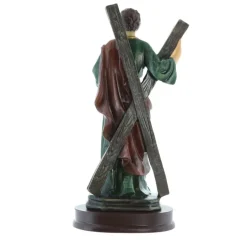 Palais du Rosaire Statue de Saint André de 15cm en résine^ Autres Statues De Saints