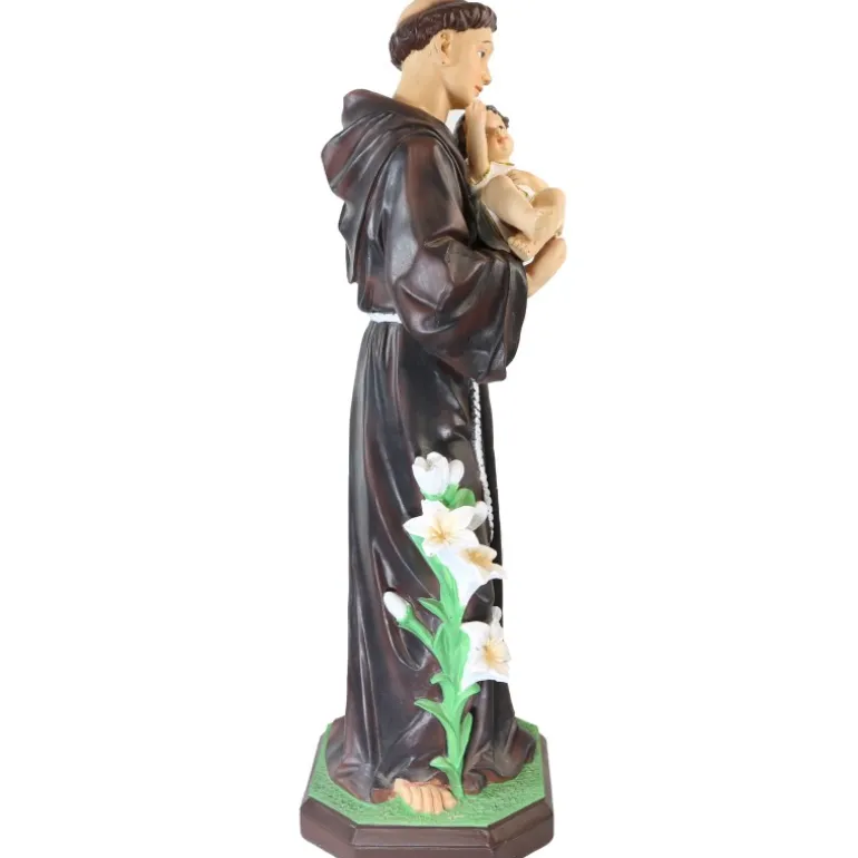 Palais du Rosaire Statue de Saint Antoine de 60cm en résine^ Statue De Grande Taille | Statue De Saint Antoine