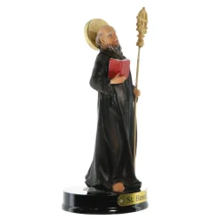 Palais du Rosaire Statue de Saint Benoit en résine14cm^ Statue De Saint Benoît