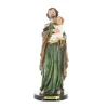Palais du Rosaire Statue de Saint Joseph à l'enfant en résine colorée 31cm^ Statue De Saint Joseph