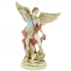 Palais du Rosaire Statue de Saint Michel de 25 cm en résine^ Statue De Saint Michel