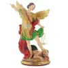 Palais du Rosaire statue de Saint Michel en résine colorée 30cm^ Statue Ange | Statue De Saint Michel