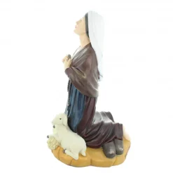Palais du Rosaire Statue de Sainte Bernadette de 40cm^ Statue De Sainte Bernadette