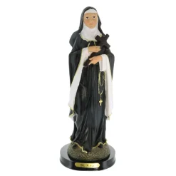 Palais du Rosaire Statue de Sainte Rita en résine de 30cm^ Statue De Sainte Rita