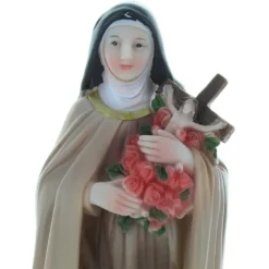 Palais du Rosaire Statue de Sainte Thérèse de Lisieux en résine 20cm^ Autres Statues De Saints