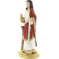 Palais du Rosaire Statue de Sainte-Barbara de 20 cm en résine^ Autres Statues De Saints