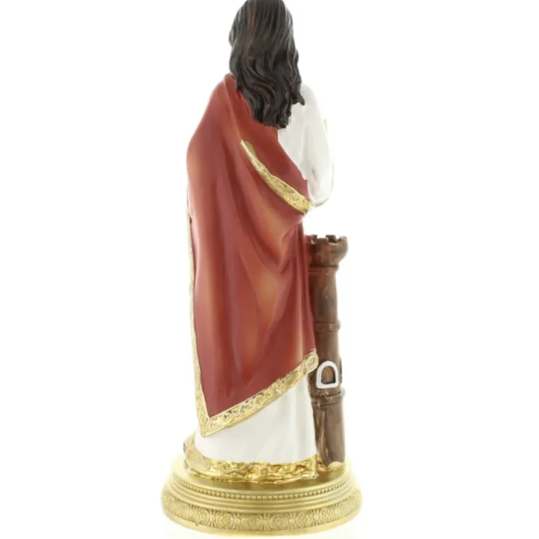 Palais du Rosaire Statue de Sainte-Barbara de 20 cm en résine^ Autres Statues De Saints