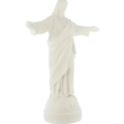 Palais du Rosaire Statue du Sacré Coeur de Jésus de 25cm en albâtre^ Sacré-Coeur De Jésus