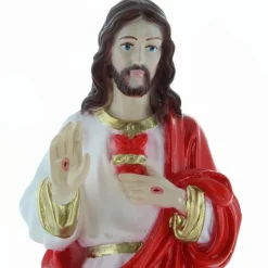 Palais du Rosaire Statue du Sacré Coeur de Jésus de 30cm en résine^ Sacré-Coeur De Jésus
