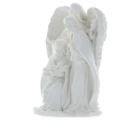 Palais du Rosaire Statue en Résine blanche de la Sainte Famille de 14 cm^ Statue De La Sainte Famille