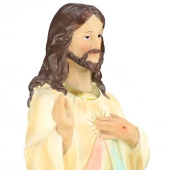 Palais du Rosaire Statue en résine de Jésus Miséricordieux de 45cm^ Jésus Miséricordieux