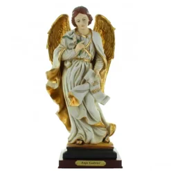 Palais du Rosaire Statue en résine de l'Ange Gabriel 30cm^ Autres Statues De Saints | Statue Ange