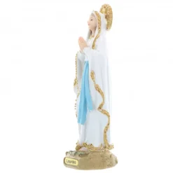 Palais du Rosaire Statue en Résine de Notre Dame de Lourdes de 21 cm^ Statue De Notre Dame De Lourdes
