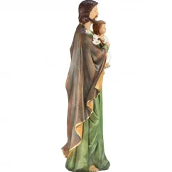 Palais du Rosaire Statue en résine de Saint Joseph de 60cm^ Statue De Grande Taille | Statue De Saint Joseph