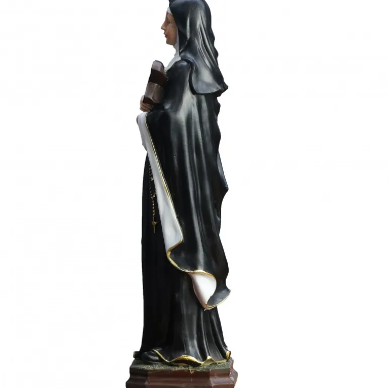 Palais du Rosaire Statue en résine de Sainte Rita de 45cm^ Statue De Sainte Rita