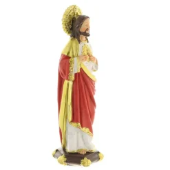 Palais du Rosaire Statue en résine du Sacré-Coeur de Jésus de 20cm^ Sacré-Coeur De Jésus