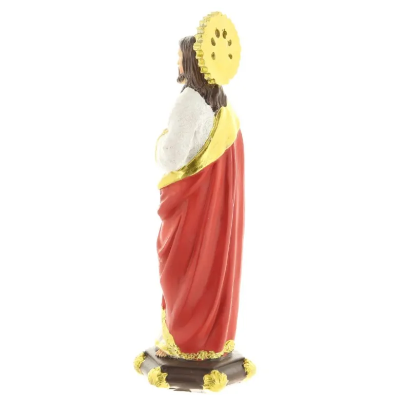 Palais du Rosaire Statue en résine du Sacré-Coeur de Jésus de 20cm^ Sacré-Coeur De Jésus