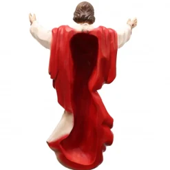 Palais du Rosaire Statue murale du Christ rédempteur en résine colorée 54 cm^ Autres Statues De Saints