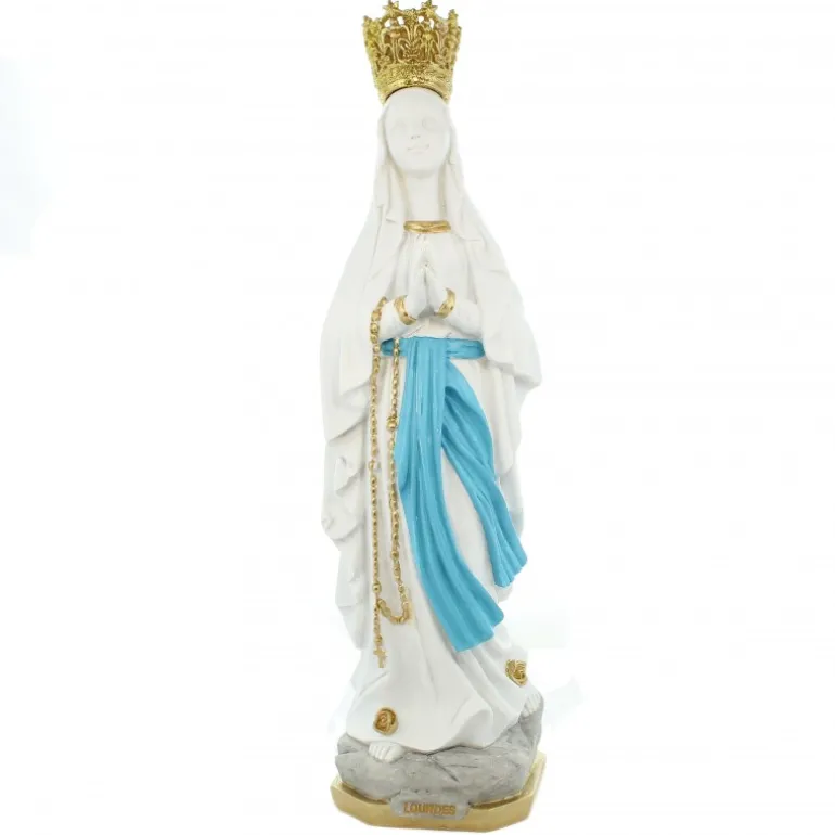 Palais du Rosaire Statue Notre Dame de Lourdes 40cm^ Statue De Notre Dame De Lourdes