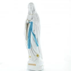 Palais du Rosaire Statue Notre Dame de Lourdes en résine effet céramique 30cm^ Statue De Notre Dame De Lourdes