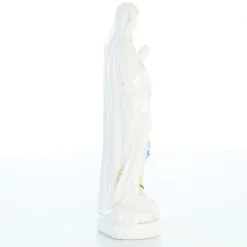 Palais du Rosaire Statue Notre Dame de Lourdes en résine effet céramique 10cm^ Statue De Notre Dame De Lourdes