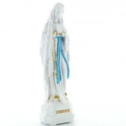 Palais du Rosaire Statue Notre Dame de Lourdes en résine effet céramique 20cm^ Statue De Notre Dame De Lourdes