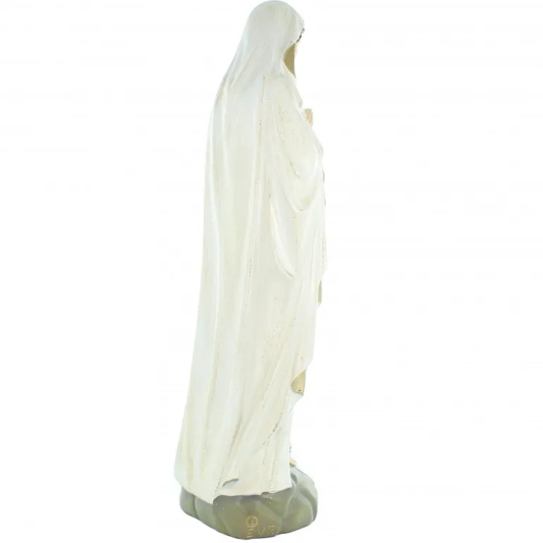 Palais du Rosaire Statue Notre Dame de Lourdes à paillettes 46cm^ Statue De Notre Dame De Lourdes