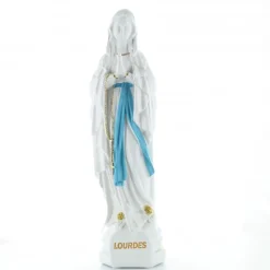 Palais du Rosaire Statue Notre Dame de Lourdes en résine effet céramique 30cm^ Statue De Notre Dame De Lourdes
