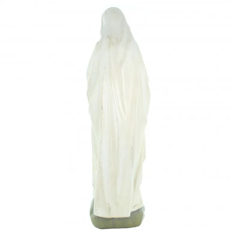 Palais du Rosaire Statue Notre Dame de Lourdes à paillettes 46cm^ Statue De Notre Dame De Lourdes