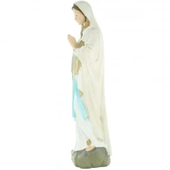 Palais du Rosaire Statue Notre Dame de Lourdes à paillettes 56cm^ Statue De Notre Dame De Lourdes