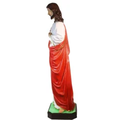 Palais du Rosaire Statue Sacré Coeur de Jésus en résine de 80cm^ Sacré-Coeur De Jésus | Statue De Grande Taille