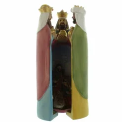 Palais du Rosaire Statue triptyque de la Nativité avec les 3 Rois Mages 14cm^ Décoration De Noël