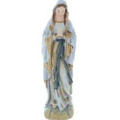 Palais du Rosaire Statue Vierge Marie 13 cm style antique en résine^ Statue De Notre Dame De Lourdes
