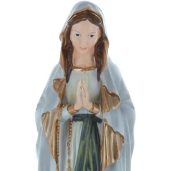 Palais du Rosaire Statue Vierge Marie 30cm style antique en résine^ Statue De Notre Dame De Lourdes