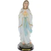 Palais du Rosaire Statue Vierge Marie décorée en résine 30 cm^ Statue De Notre Dame De Lourdes