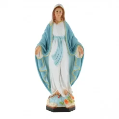 Palais du Rosaire Statue Vierge Marie en résine colorée 50cm^ Statue Vierge Miraculeuse