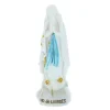 Palais du Rosaire Statue Vierge Marie en résine colorée sur rocher 7,5 cm^ Statue De Notre Dame De Lourdes