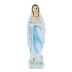 Palais du Rosaire Statue Vierge Marie en résine colorée 30 cm^ Statue De Notre Dame De Lourdes