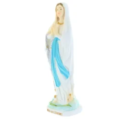 Palais du Rosaire Statue Vierge Marie en résine colorée 8 cm^ Statue De Notre Dame De Lourdes